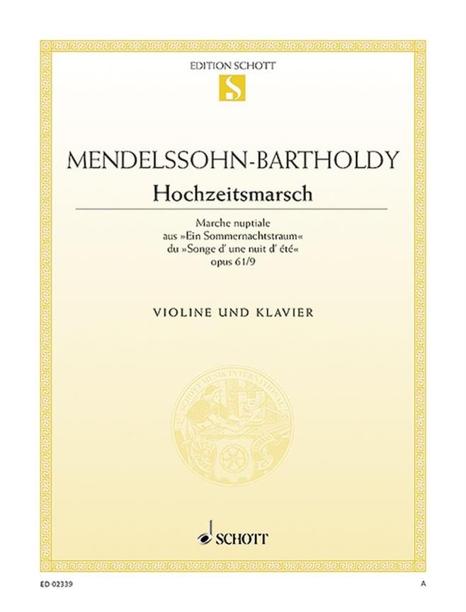 Hochzeitsmarsch op. 61/9